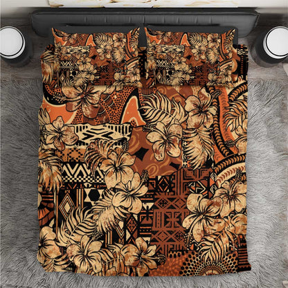 Afro Hibiscus Tropical Bedding Set African Pattern - African Pride