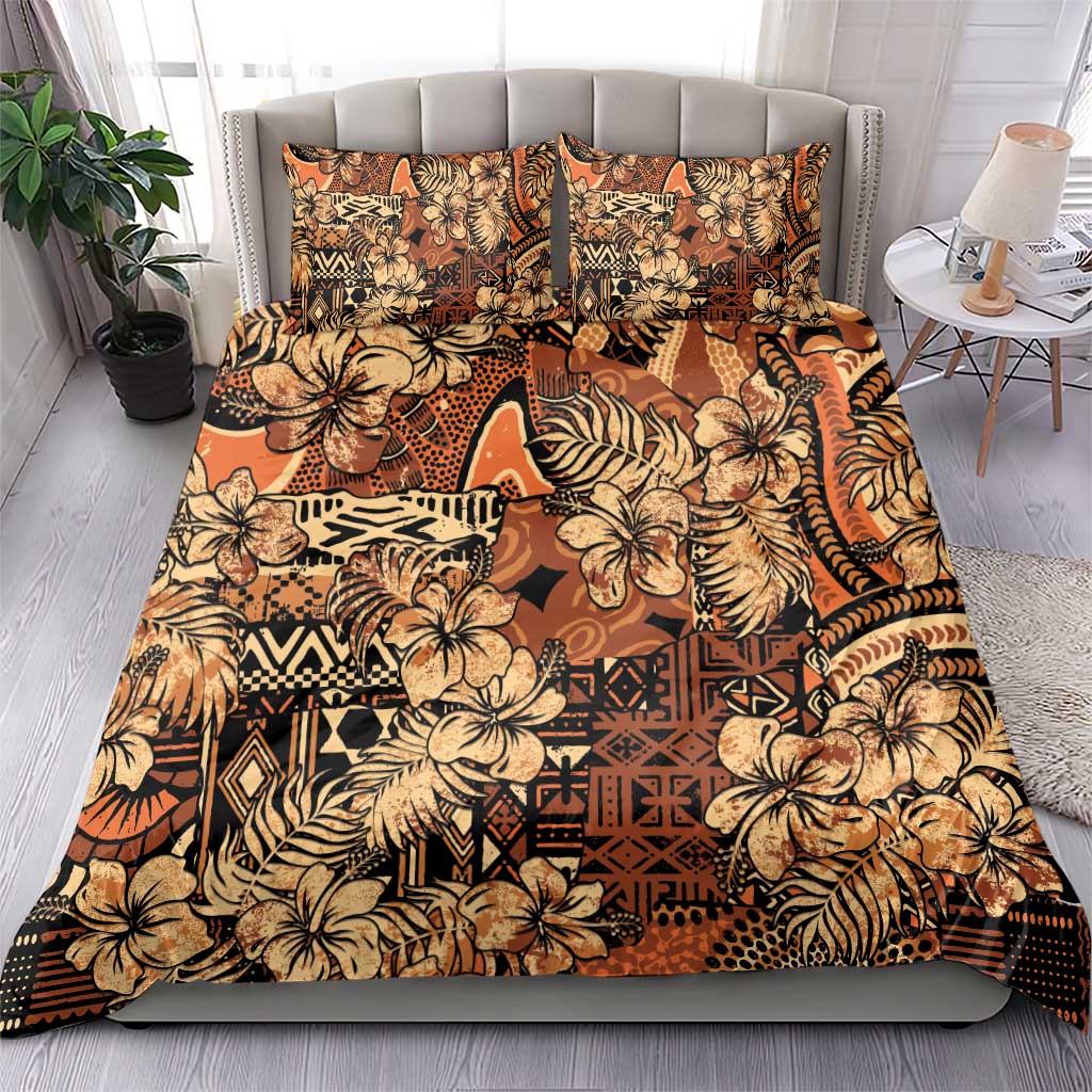 Afro Hibiscus Tropical Bedding Set African Pattern - African Pride