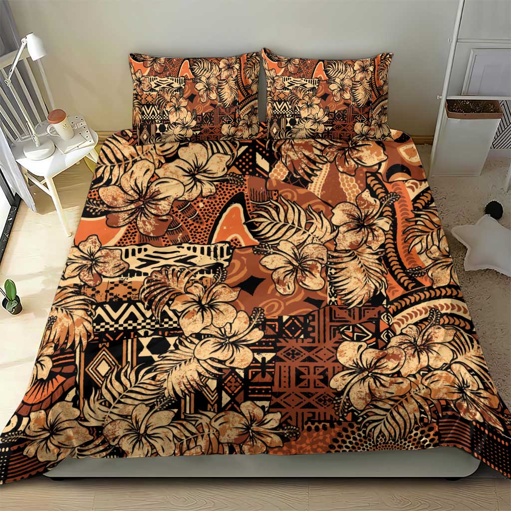 Afro Hibiscus Tropical Bedding Set African Pattern - African Pride