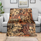 Afro Hibiscus Tropical Blanket African Pattern - African Pride