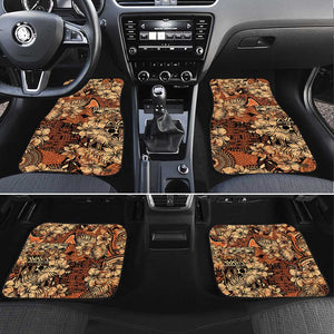 Afro Hibiscus Tropical Car Mats African Pattern - African Pride