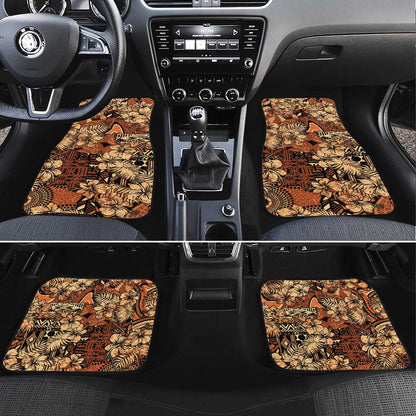 Afro Hibiscus Tropical Car Mats African Pattern - African Pride