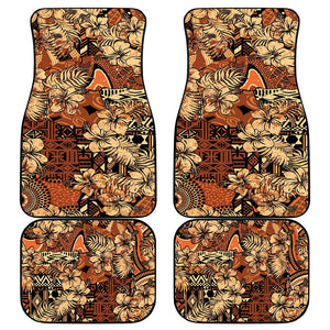 Afro Hibiscus Tropical Car Mats African Pattern - African Pride
