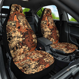 Afro Hibiscus Tropical Car Seat Cover African Pattern - African Pride