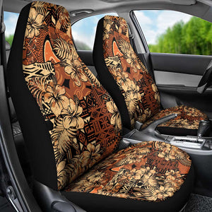 Afro Hibiscus Tropical Car Seat Cover African Pattern - African Pride