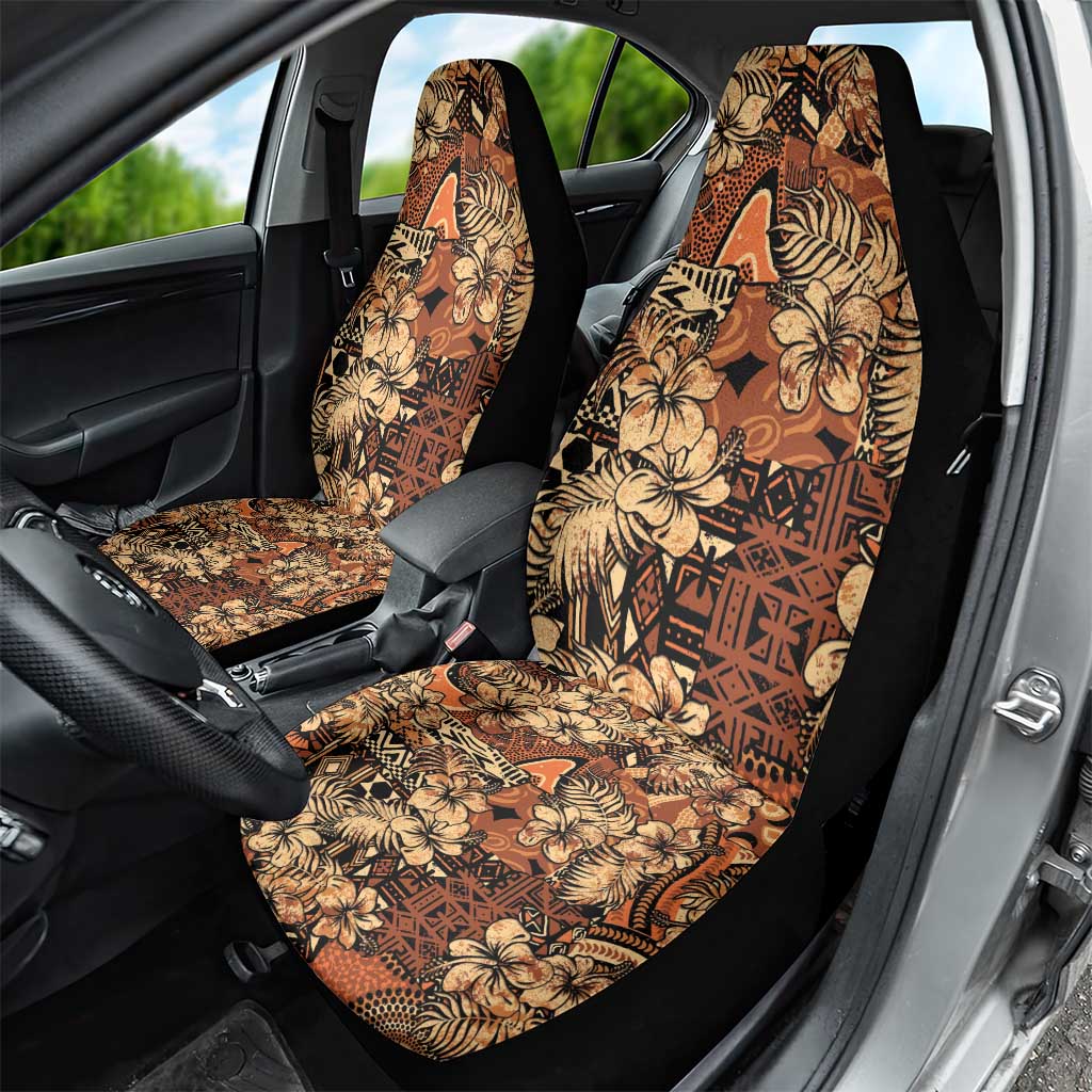 Afro Hibiscus Tropical Car Seat Cover African Pattern - African Pride