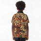 Afro Hibiscus Tropical Kid Polo Shirt African Pattern - African Pride