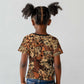 Afro Hibiscus Tropical Kid T shirt African Pattern - African Pride
