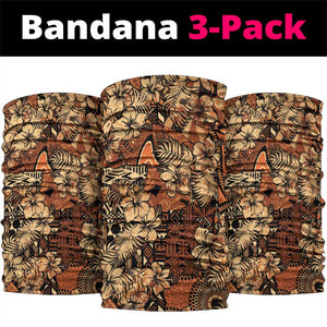 Afro Hibiscus Tropical Neck Gaiter African Pattern - African Pride