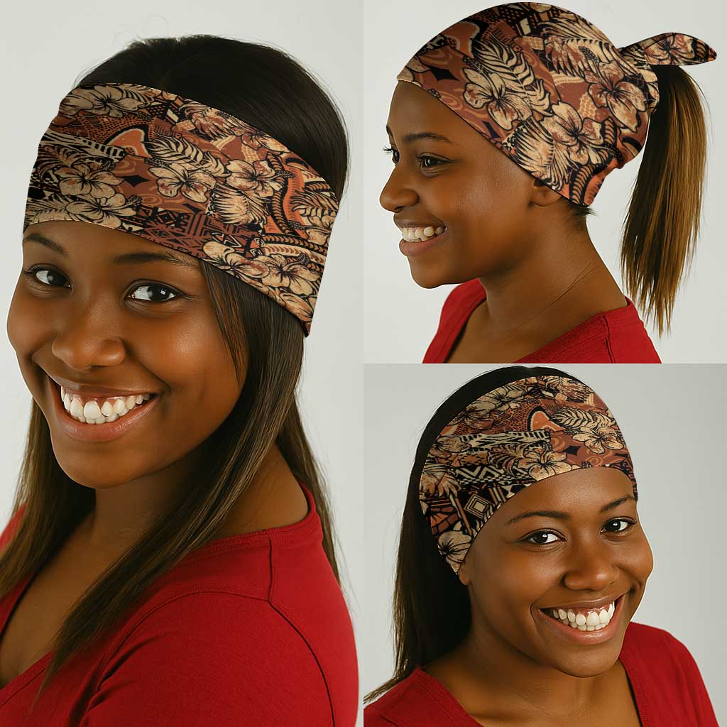Afro Hibiscus Tropical Neck Gaiter African Pattern - African Pride