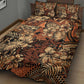 Afro Hibiscus Tropical Quilt Bed Set African Pattern - African Pride