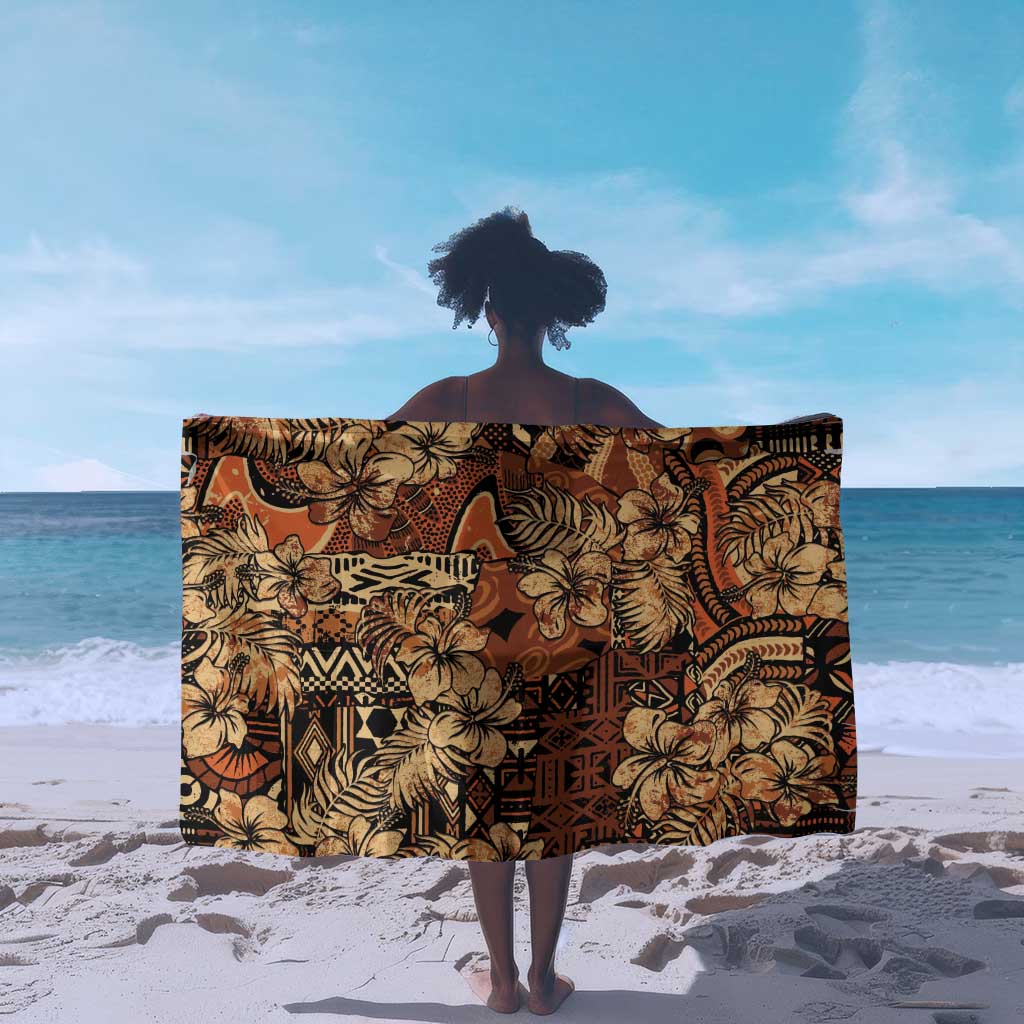 Afro Hibiscus Tropical Sarong African Pattern - African Pride