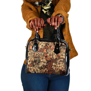 Afro Hibiscus Tropical Shoulder Handbag African Pattern - African Pride