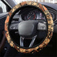 Afro Hibiscus Tropical Steering Wheel Cover African Pattern - African Pride