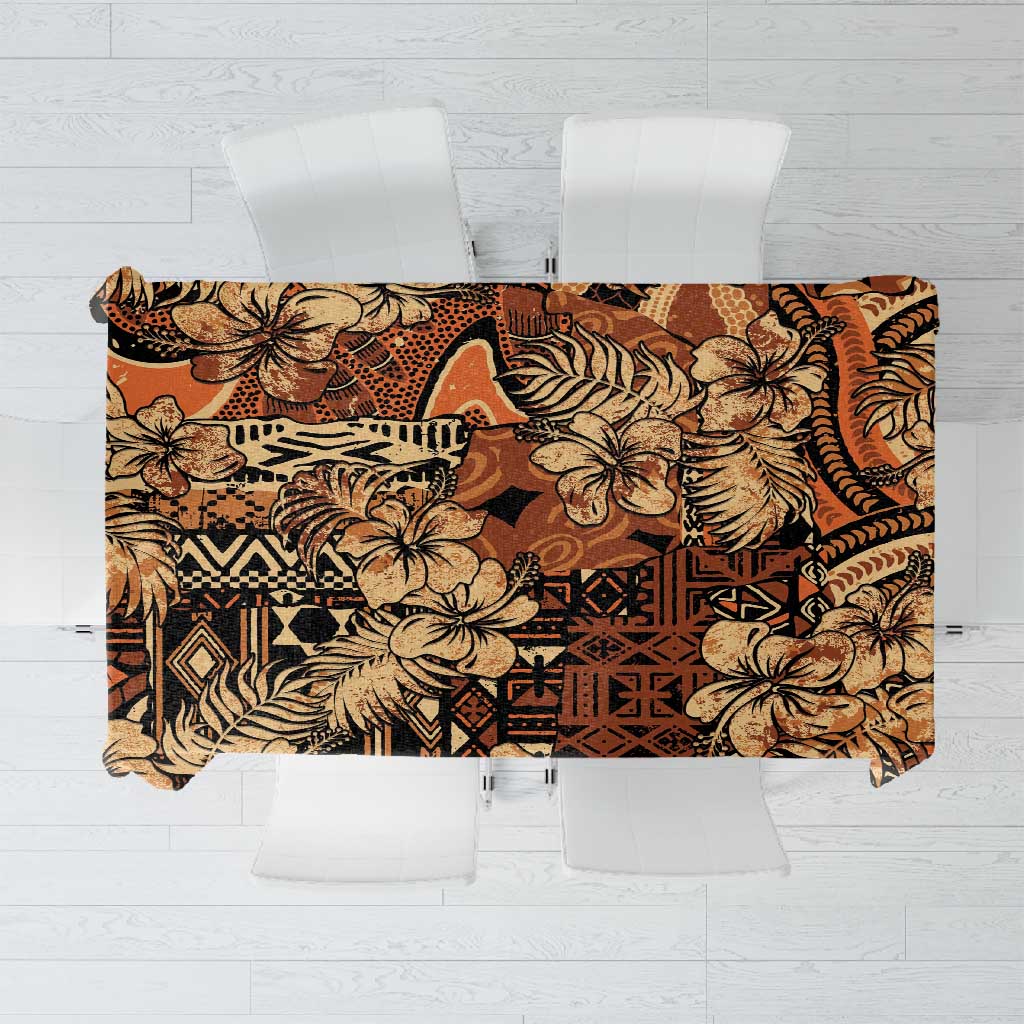 Afro Hibiscus Tropical Tablecloth African Pattern - African Pride
