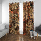 Afro Hibiscus Tropical Window Curtain African Pattern - African Pride