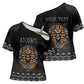 Personalized Halloween Egypt Cross Shoulder Shirt Skull Anubis