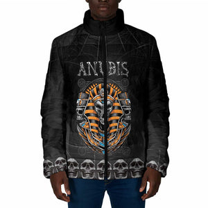 Personalized Halloween Egypt Padded Jacket Skull Anubis
