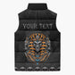 Personalized Halloween Egypt Sleeveless Puffer Jacket Skull Anubis