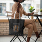 Halloween Egypt Tote Bag Skull Anubis