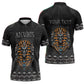 Personalized Halloween Egypt Zipper Polo Shirt Skull Anubis
