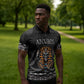 Personalized Halloween Egypt Zipper Polo Shirt Skull Anubis