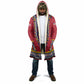 Personalized Liberia Dashiki Cloak Red Color
