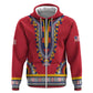 Personalized Liberia Red Dashiki Hoodie - African Pride
