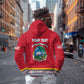 Personalized Liberia Red Dashiki Hoodie - African Pride