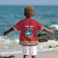 Personalized Liberia Red Dashiki Kid Hawaiian Shirt - African Pride