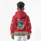 Personalized Liberia Red Dashiki Kid Hoodie - African Pride