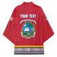 Personalized Liberia Dashiki Kimono Red Color