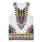Personalized Liberia White Dashiki Basketball Jersey LT15