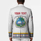 Personalized Liberia Dashiki Blazer White Color