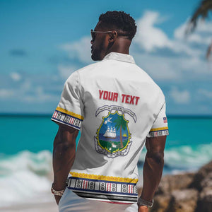 Personalized Liberia White Dashiki Hawaiian Shirt - African Pride