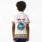 Personalized Liberia White Dashiki Kid Polo Shirt - African Pride