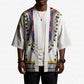 Personalized Liberia Dashiki Kimono White Color