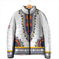 Personalized Liberia Dashiki Padded Jacket White Color