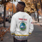 Personalized Liberia White Dashiki Sweatshirt - African Pride