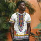 Personalized Liberia White Dashiki T shirt - African Pride