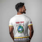 Personalized Liberia White Dashiki T shirt - African Pride