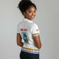 Personalized Liberia White Dashiki Women Polo Shirt - African Pride