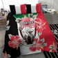 Personalized Afro Sudan Bedding Set Happy Independence Day