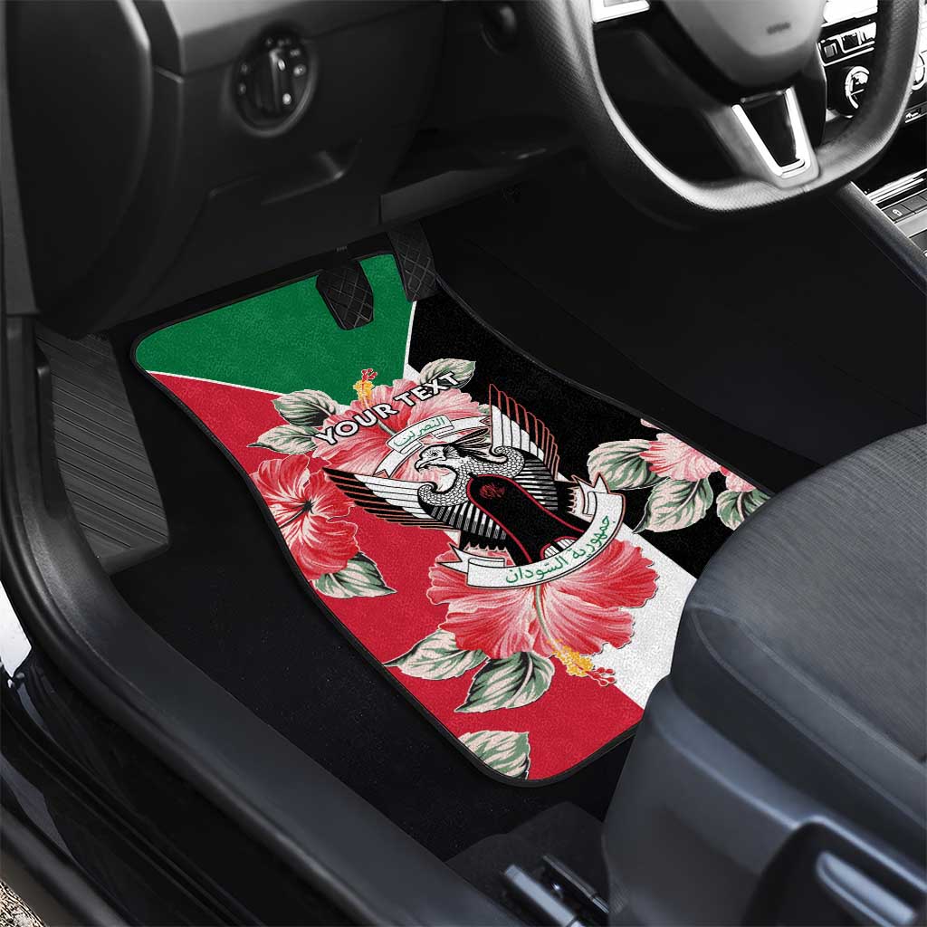 Personalized Afro Sudan Car Mats Happy Independence Day