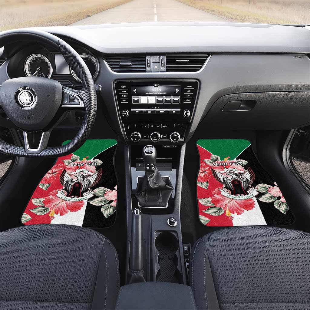 Personalized Afro Sudan Car Mats Happy Independence Day
