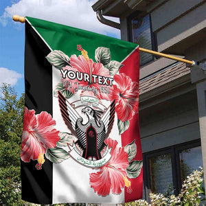 Personalized Afro Sudan Garden Flag Happy Independence Day