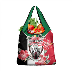 Personalized Afro Sudan Grocery Bag Happy Independence Day