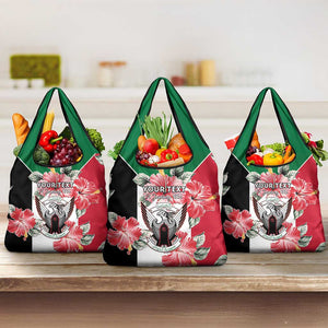 Personalized Afro Sudan Grocery Bag Happy Independence Day