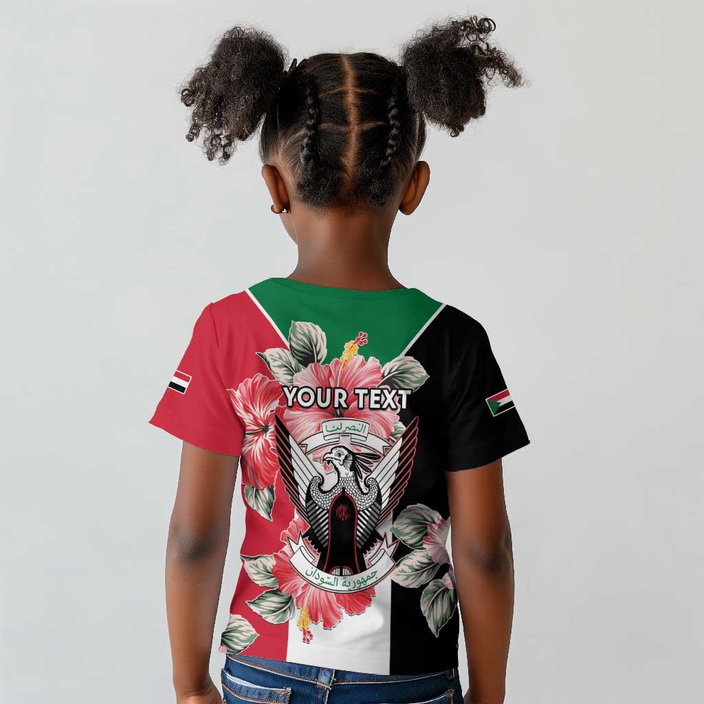 Personalized Afro Sudan Kid T shirt Happy Independence Day
