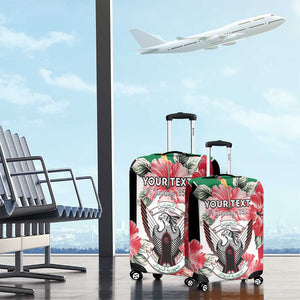 Personalized Afro Sudan Luggage Cover Happy Independence Day